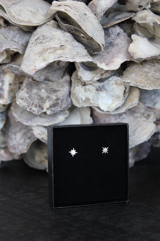 Starburst stud earrings