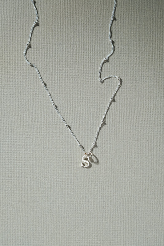 Initial necklace