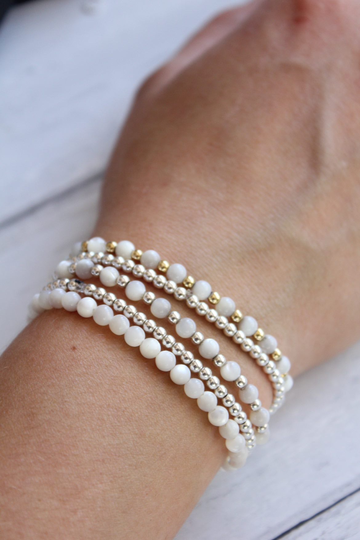 Pearl bead bracelet