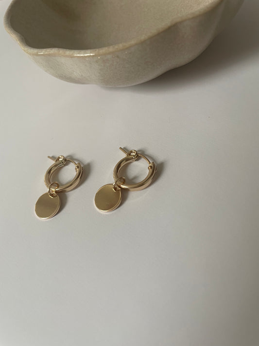 Ivy hoop earrings